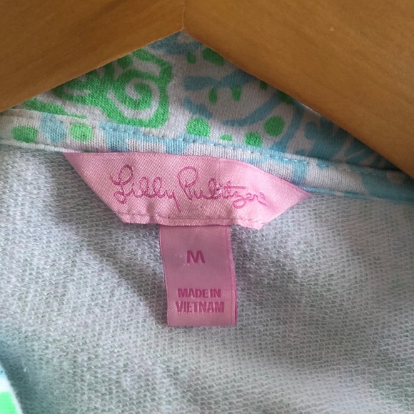 Lilly Pulitzer Get Crackin Leona Full Zip Medium - Picture 3 of 6